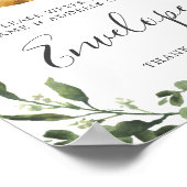 ツインスロッスベビーシャワーアドレス封筒サイン ポスター (角)