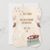 ツインズのためのダブルベビーシャワーのコーヒーテーマ (正面)