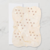 ツインズのためのダブルベビーシャワーのコーヒーテーマ (裏面)