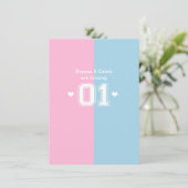 ツインズアスレチック01第1期パーティの招待状 招待状 (スタンド正面)