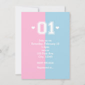 ツインズアスレチック01第1期パーティの招待状 招待状 (裏面)