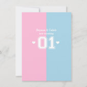 ツインズアスレチック01第1期パーティの招待状 招待状 (正面)