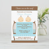 ツインズインブルークリブ招待状 招待状 (スタンド正面)