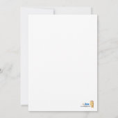 ツインズウッドランドフォレスト5x7ベビーシャワー招待状 招待状 (裏面)