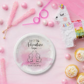 ツインズエレファントベビージャーナー紙プレート ペーパープレート (パーティー)