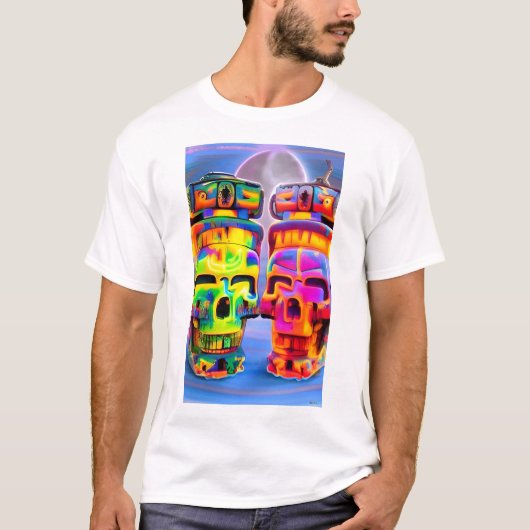 ツインズオブトワイライトレベリーケンゲージスカル Tシャツ (正面)