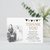 ツインズオンエドフルサンキューカード、金ゴールドフェイクグリッター サンキューカード (スタンド正面)