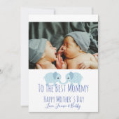 ツインズカスタムフォトハッピーマザーズデイ シーズンカード (正面)