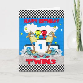 ツインズキリン誕生日カード – レーシングキリン カード
