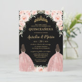 ツインズキンセアニラソフト赤面フローラバラ花 招待状 (スタンド正面)