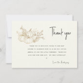 ツインズクリームリトルカボチャ赤ちゃんシャワーありがとう 招待状 (正面)