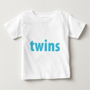 ツインズコレクション – 少年{aqua} ベビーTシャツ