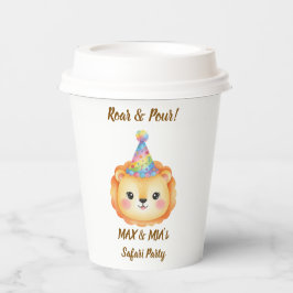 ツインズサファリ誕生日紙コップ | Roar & Pour 紙コップ