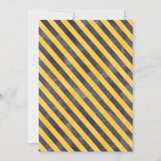 ツインズストップザトラフィックの建築誕生日 招待状 (裏面)