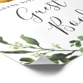 ツインズスロスベビーシャワーゲストブックサイン ポスター (角)