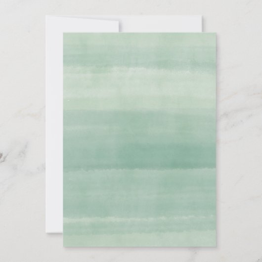 ツインズダスティブルーフラワーズボーイズファースト聖餐式 招待状 (裏面)