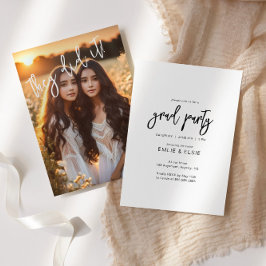 ツインズダブルグラードパーティー写真の発表 招待状