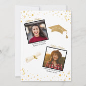 ツインズダブル卒業パーティー 招待状 (裏面)