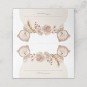 ツインズテディベアパーティーテーブル番号名 プレイスカード (外部開封)