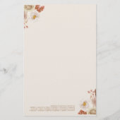 ツインズテディベアワードスクランブルベビーシャワーゲーム (裏面)