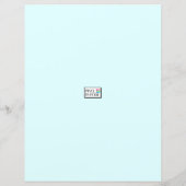 ツインズディノローアルバースデーパーティーゲストリスト (裏面)