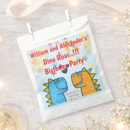 ツインズディノロール誕生日パーティー フェイバーバッグ