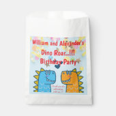 ツインズディノロール誕生日パーティー フェイバーバッグ (正面)
