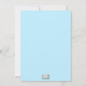 ツインズディノロール誕生日パーティー 招待状 (裏面)