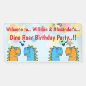 ツインズディノロール誕生日パーティー 横断幕 (横)