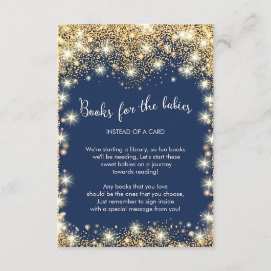 ツインズトゥインクルリトルスターブックforベビー エンクロージャーカード (正面)