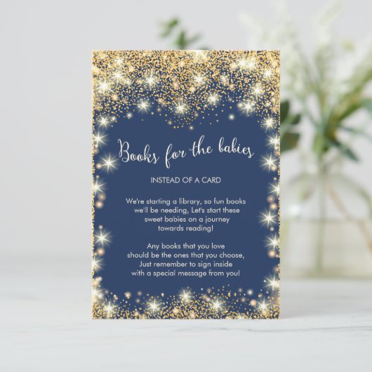 ツインズトゥインクルリトルスターブックforベビー エンクロージャーカード (スタンド正面)