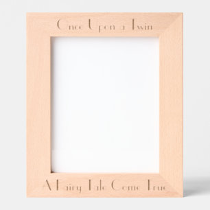 ツインズドリーム真来真 レーザー彫刻フレーム