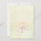 ツインズハロウィンカボチャ幽霊ニュートラルベビーシャワー 招待状 (裏面)