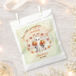 ツインズハロウィンカボチャ幽霊ユニセックスベビーシャワー フェイバーバッグ