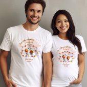 ツインズハロウィンカボチャ幽霊ユニセックスベビーシャワー Tシャツ