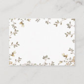 ツインズバニーフローラおむつラッフルエンクロージャカード エンクロージャーカード (裏面)