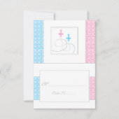 ツインズバプティステーブル座席表 | 折り畳み 招待状 (正面)