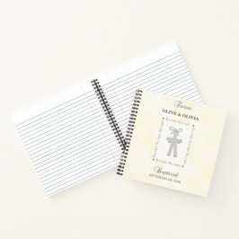 ツインズバプテスオンイエロー2クロスパーソナライズされた ノートブック