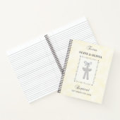 ツインズバプテスオンイエロー2クロスパーソナライズされた ノートブック (内部)