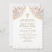 ツインズパンパスグラスフローラプライマーアニートバウティゾ 招待状 (正面)