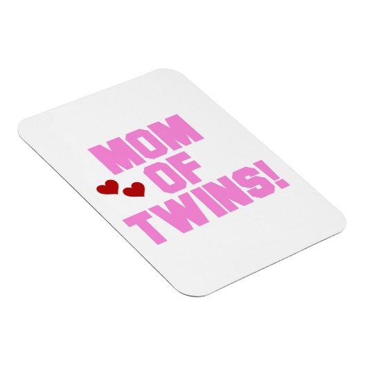 ツインズピンク文字ギフトの母 マグネット (右側)