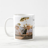 ツインズファースト父の日2写真コラージュ コーヒーマグカップ (左)