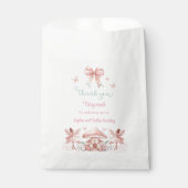 ツインズフェアリーガールズマッシュルームハウスリボン誕生日 フェイバーバッグ (正面)