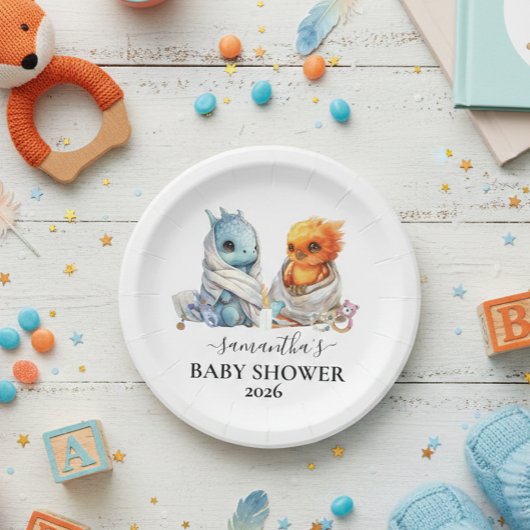 ツインズフェニックスドラゴンファンタジーマジカル ペーパープレート