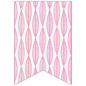 ツインズブルーピンクの赤ちゃんシャワーのバンティングフラグ バンティングフラッグ (第2の旗)