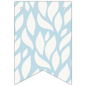 ツインズブルーピンクの赤ちゃんシャワーのバンティングフラグ バンティングフラッグ (第1の旗)