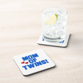 ツインズブルー文字ギフトの母 コースター (右側)