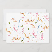 ツインズベアーイファースト誕生日 招待状 (裏面)