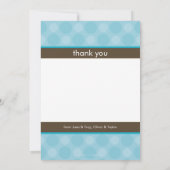 ツインズベビーありがとう::調和5P サンキューカード (裏面)