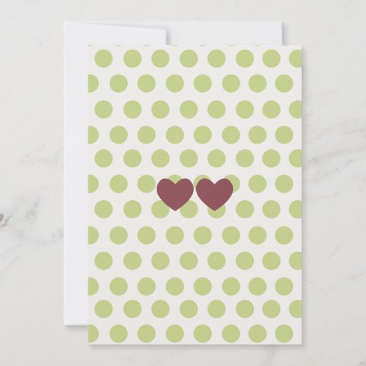 ツインズベビーシャワーまたは誕生日招待状 招待状 (裏面)